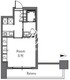 Totsu Residence Shiba 1001 間取り図