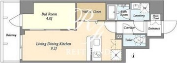 グランエール森下ＷＥＳＴ 202 間取り図