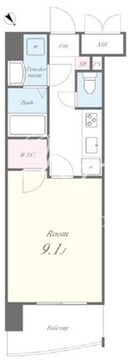 オルテハウス 902 間取り図