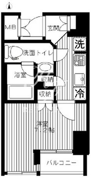 セリーズ門前仲町 101 間取り図