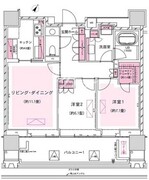 ザ・パークハウスグラン千鳥ヶ淵 302 間取り図