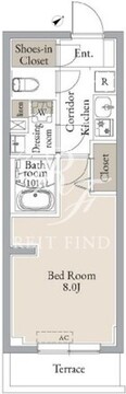 ルネサンスコート門前仲町 102 間取り図