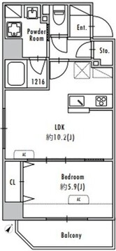 グランパセオ押上2 201 間取り図