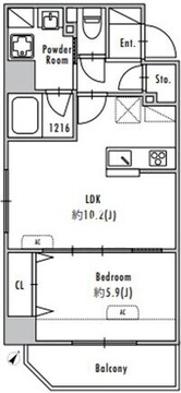 グランパセオ押上2 401 間取り図
