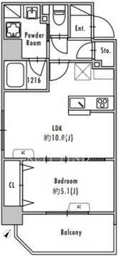 グランパセオ押上2 701 間取り図