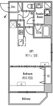 グランパセオ押上2 305 間取り図