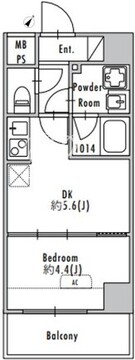 グランパセオ押上2 202 間取り図