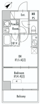 グランパセオ押上2 604 間取り図