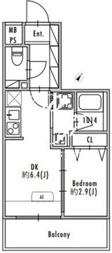 グランパセオ押上2 403 間取り図