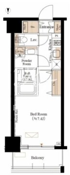ブランシエスタ両国 606 間取り図