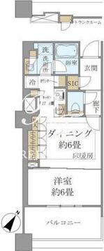 ブリリア有明スカイタワー 829 間取り図