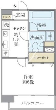 KDXレジデンス文京湯島 803 間取り図