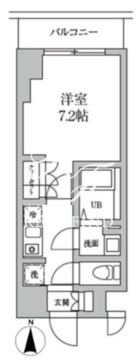レジディア日本橋馬喰町2 805 間取り図