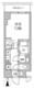 レジディア日本橋馬喰町2 805 間取り図