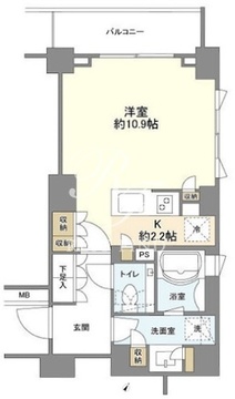 コスモリード市ヶ谷払方町 207 間取り図
