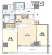 コスモリード市ヶ谷払方町 401 間取り図