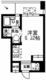レジディア三越前 502 間取り図