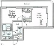 アイルグランデ品川 501 間取り図