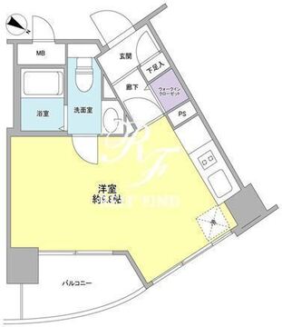 コンフォリア愛宕 1003 間取り図