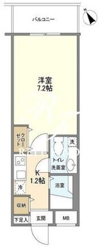 ミリアレジデンス赤坂 302 間取り図