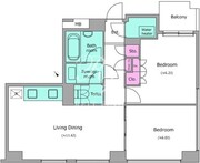 レジディアタワー乃木坂 1301 間取り図