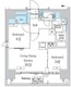 デュオフラッツ浅草蔵前 1102 間取り図