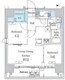 デュオフラッツ浅草蔵前 202 間取り図