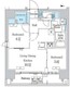 デュオフラッツ浅草蔵前 302 間取り図