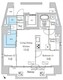 デュオフラッツ品川戸越 1201 間取り図