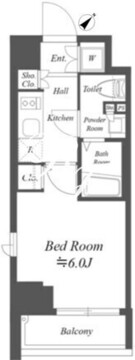 グランパセオ笹塚 401 間取り図