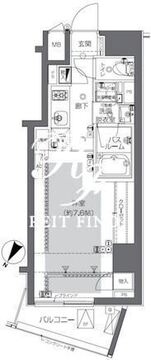 ズーム渋谷神山町 402 間取り図