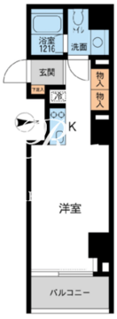 アーデン芝公園 1304 間取り図
