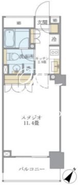 ラドゥセール浅草橋 503 間取り図