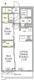 アジールコート後楽園 208 間取り図