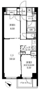 ザ・ケンジントン・レジデンスときわ台 503 間取り図