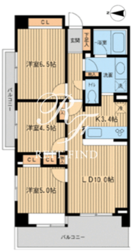 グランカーサ両国壱番館 601 間取り図