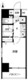 ルクレ錦糸町 203 間取り図