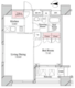 パークキューブ八丁堀 304 間取り図