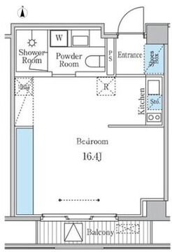 ゲートヒル東京 306 間取り図