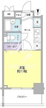 ガーラプレイス新宿御苑 502 間取り図