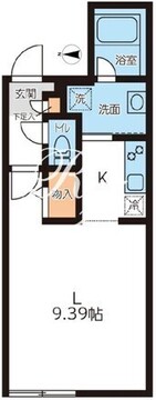 パセオ新宿 202 間取り図