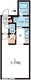 パセオ新宿 202 間取り図