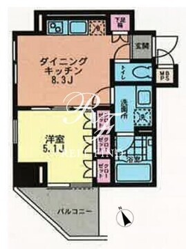 プライムアーバン目黒青葉台 402 間取り図