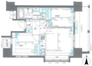 ズーム品川南 1301 間取り図 ?>