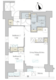 ブリリアイスト町屋 1101 間取り図
