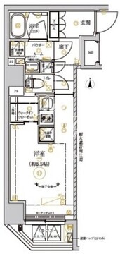リルシア上野イースト 201 間取り図