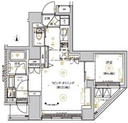 リルシア上野イースト 902 間取り図