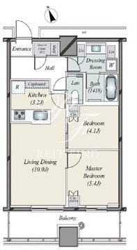 WORLD TOWER RESIDENCE 1512 間取り図