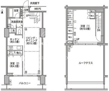 東雲キャナルコートCODAN 17-1117 間取り図
