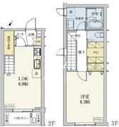 カスタリア旗の台 204 間取り図